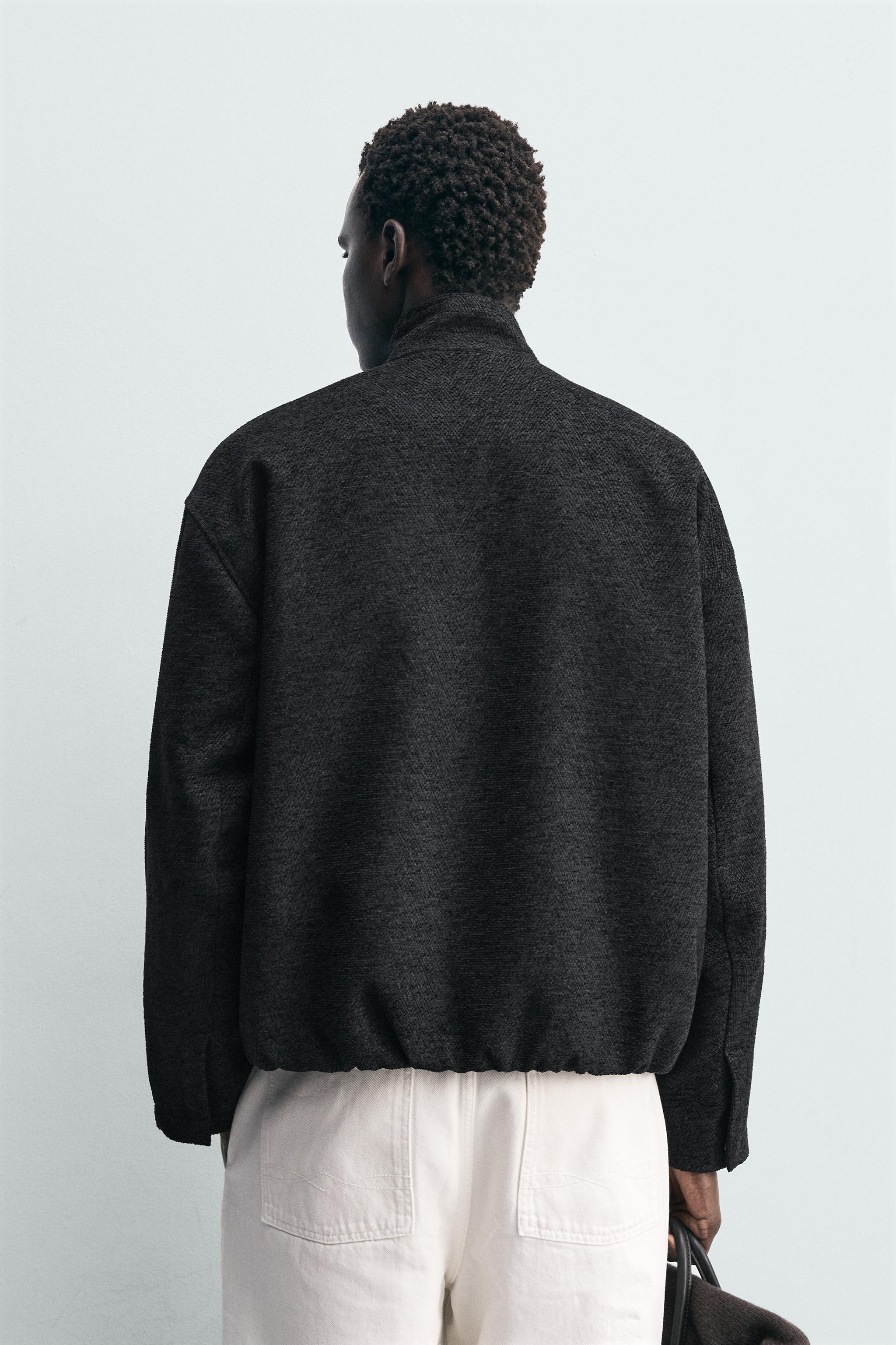 BLOUSON JACQUARD GÉOMÉTRIQUE